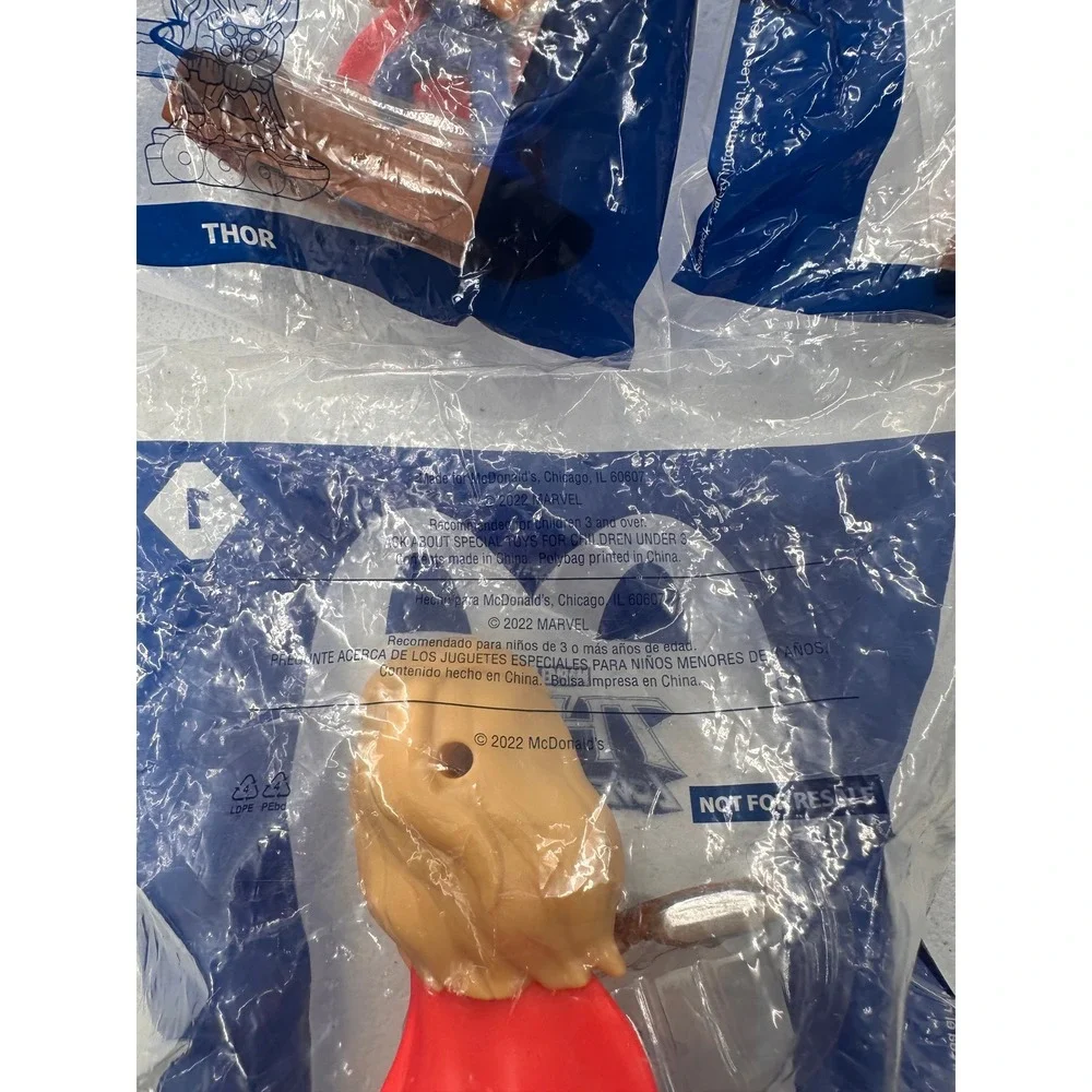 McDonalds Thor Love and Thunder Happy Meal Toys Lot 7 Marvel Figures New Sealed